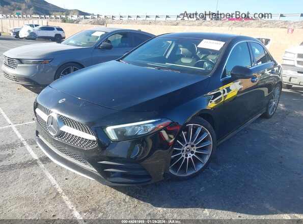 W1K3G4EB4NJ338762 2022 MERCEDES-BENZ A 220 Black Front left