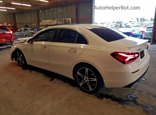 W1K3G4EB5NJ360334 2022 MERCEDES-BENZ A White უკანა მარცხენა