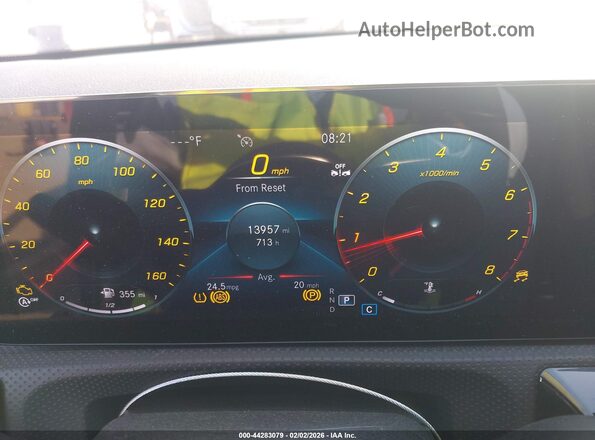 W1K3G4EB5NJ374072 2022 MERCEDES-BENZ A 220 Black Widok tylnych siedzeń