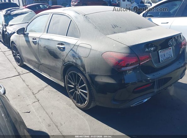 W1K3G4EB7NJ361890 2022 MERCEDES-BENZ A 220 Black უკანა მარცხენა