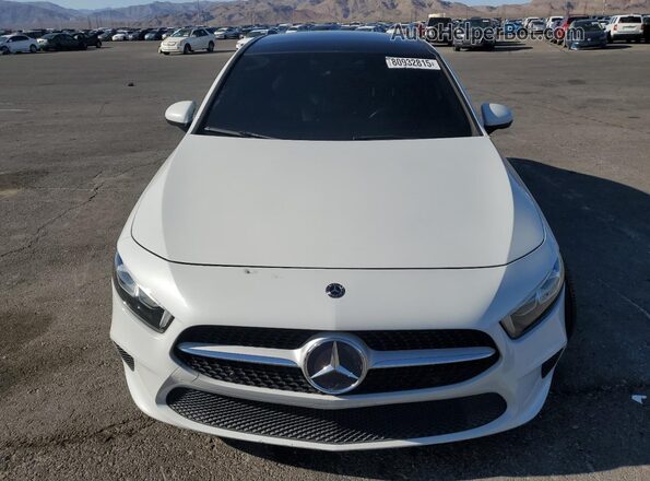 W1K3G4EB8LW042823 2020 MERCEDES-BENZ A White Front view