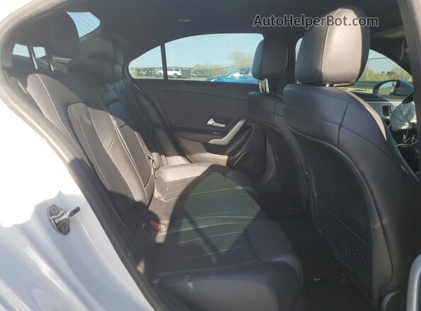 W1K3G4EB8LW042823 2020 MERCEDES-BENZ A White Rear seats view