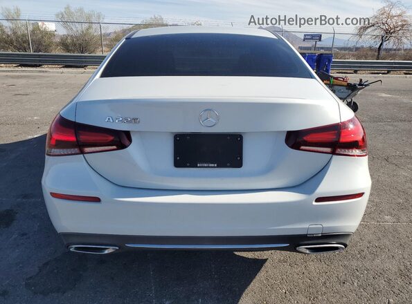 W1K3G4EB8LW042823 2020 MERCEDES-BENZ A White Rear view