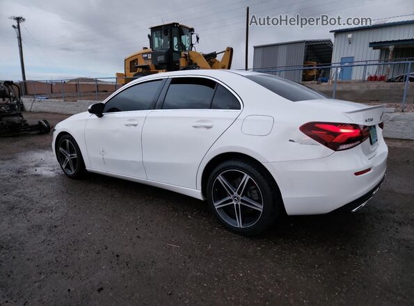 W1K3G4EB8MJ275499 2021 MERCEDES-BENZ A White Trasero izquierdo