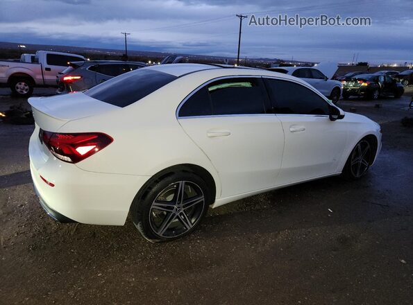 W1K3G4EB8MJ275499 2021 MERCEDES-BENZ A White Trasero derecho