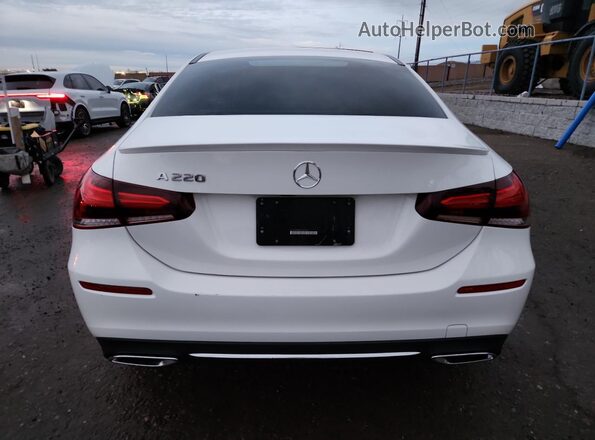 W1K3G4EB8MJ275499 2021 MERCEDES-BENZ A White Vista trasera