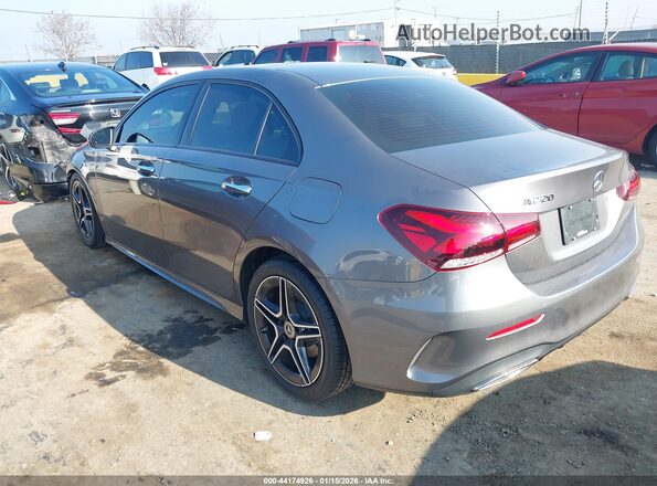 W1K3G4EB9NJ340328 2022 MERCEDES-BENZ A 220 Gray Rear left