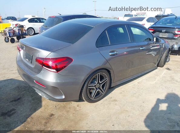 W1K3G4EB9NJ340328 2022 MERCEDES-BENZ A 220 Gray Rear right