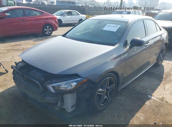 W1K3G4EB9NJ340328 2022 MERCEDES-BENZ A 220 Gray Front left