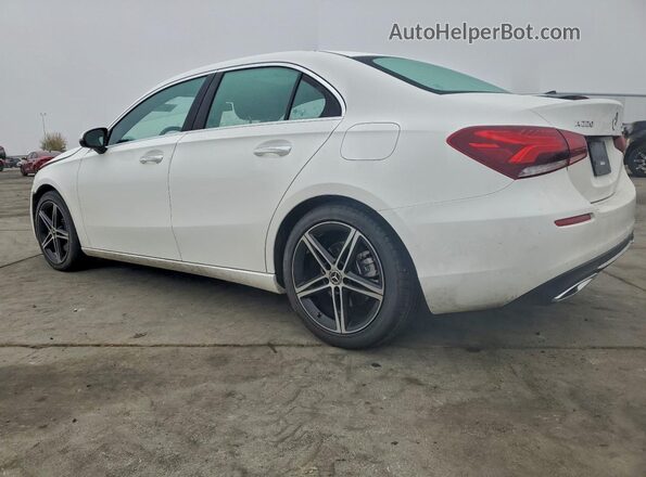 W1K3G4FB2MJ283452 2021 MERCEDES-BENZ A White Rear left