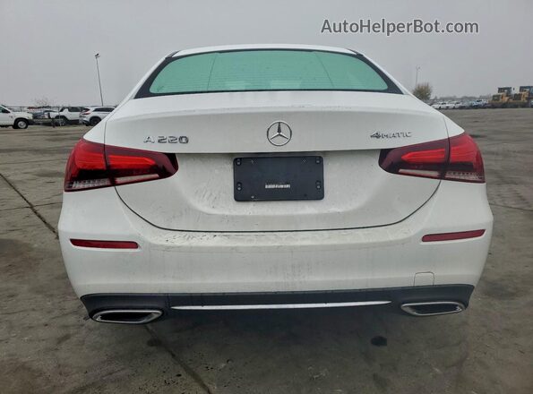 W1K3G4FB2MJ283452 2021 MERCEDES-BENZ A White Rear view