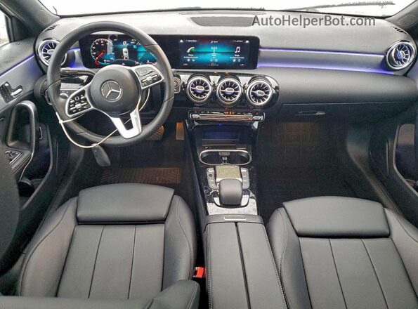 W1K3G4FB2MJ283452 2021 MERCEDES-BENZ A White Dashboard view