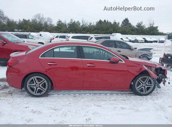 W1K3G4FB3MJ283640 2021 MERCEDES-BENZ A 220 Red 