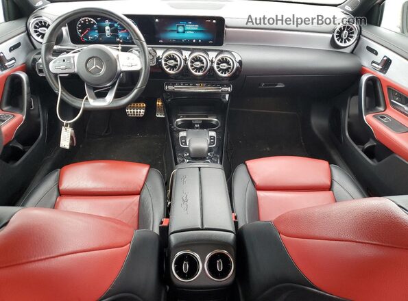 W1K3G4FB7LJ212939 2020 MERCEDES-BENZ A White წინა პანელის ხედი