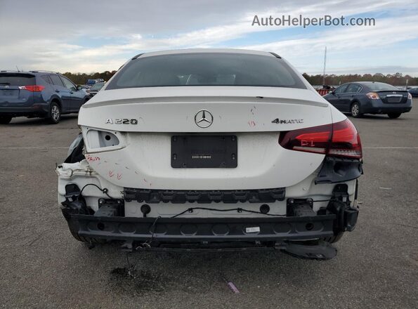 W1K3G4FB7LJ212939 2020 MERCEDES-BENZ A White უკანა ხედი