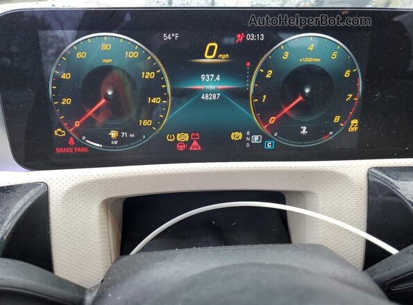 W1K3G4FB7MJ299033 2021 MERCEDES-BENZ A Black Սարքավորումների վահանակի տեսք