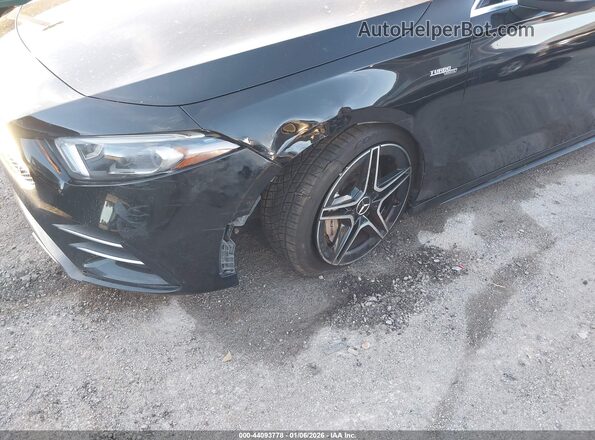 W1K3G5BB0MJ285387 2021 MERCEDES-BENZ AMG A 35 Black Widok z przodu