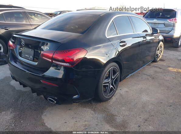 W1K3G5BB0MJ285387 2021 MERCEDES-BENZ AMG A 35 Black Tył prawy