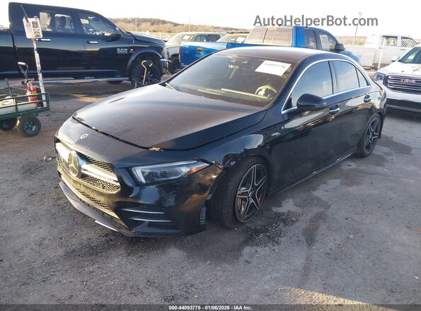 W1K3G5BB0MJ285387 2021 MERCEDES-BENZ AMG A 35 Black Przód lewy