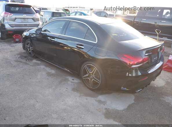 W1K3G5BB0MJ285387 2021 MERCEDES-BENZ AMG A 35 Black Tył lewy