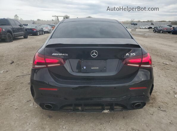 W1K3G5BBXMJ321554 2021 MERCEDES-BENZ A Black Вид ззаду