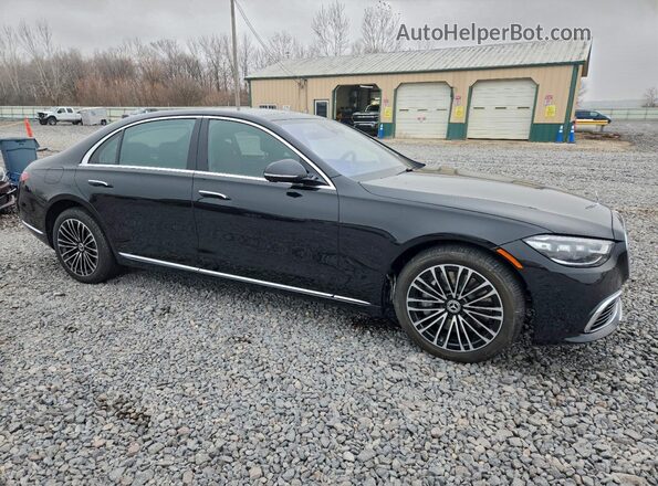 W1K6G6KB0SA337214 2025 MERCEDES-BENZ S Черный Передняя правая четверть