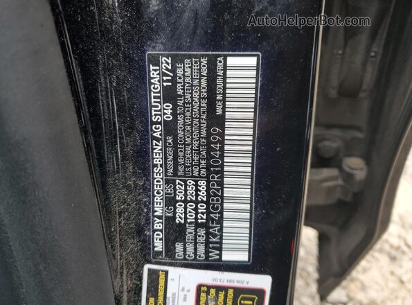 W1KAF4GB2PR104499 2023 MERCEDES-BENZ C Black Widok komory silnika