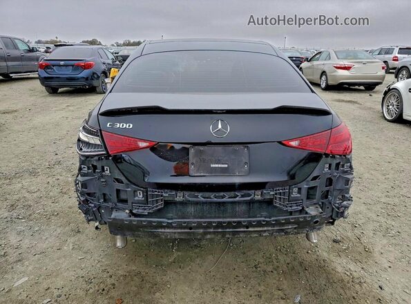 W1KAF4GB4NR018804 2022 MERCEDES-BENZ C Black Rear view