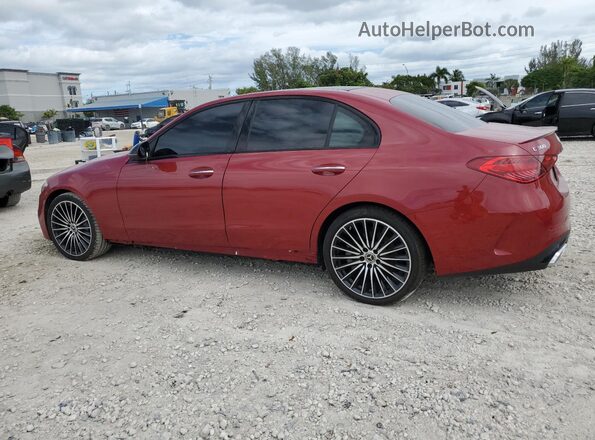 W1KAF4GB4RR230236 2024 MERCEDES-BENZ C Red Задня ліва чверть