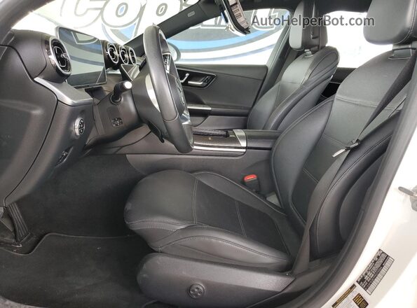 W1KAF4GB7PR070544 2023 MERCEDES-BENZ C White წინა სალონის ხედი