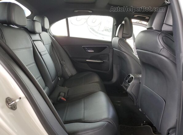 W1KAF4GB7PR070544 2023 MERCEDES-BENZ C White უკანა სავარძლების ხედი