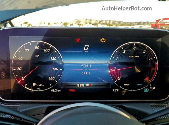 W1KAF4GB8PR147115 2023 MERCEDES-BENZ C Black Instrument cluster view