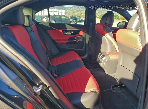 W1KAF4GB8PR147115 2023 MERCEDES-BENZ C Black Rear seats view