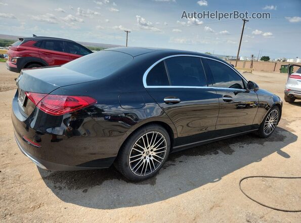 W1KAF4GB9NR010357 2022 MERCEDES-BENZ C Black უკანა მარჯვენა