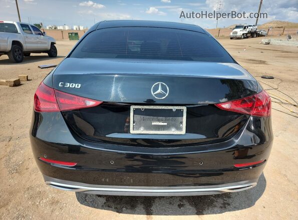 W1KAF4GB9NR010357 2022 MERCEDES-BENZ C Black უკანა ხედი
