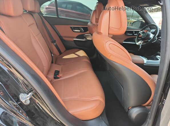 W1KAF4GB9NR010357 2022 MERCEDES-BENZ C Black უკანა სავარძლების ხედი