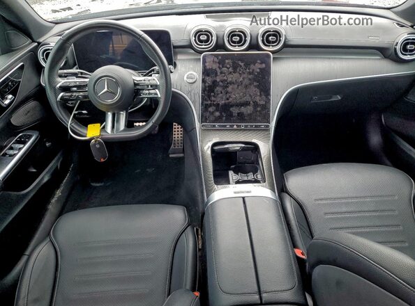 W1KAF4GB9PR078404 2023 MERCEDES-BENZ C Черный Вид панели приборов