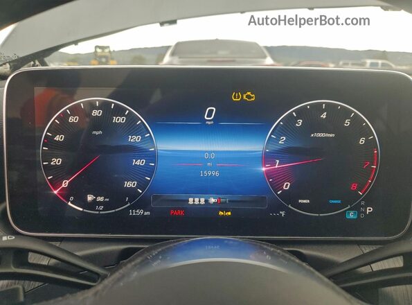 W1KAF4GB9PR100935 2023 MERCEDES-BENZ C Gray Vista del cuadro de instrumentos