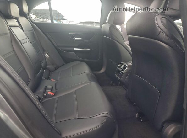 W1KAF4GB9PR100935 2023 MERCEDES-BENZ C Gray Vista de los asientos traseros