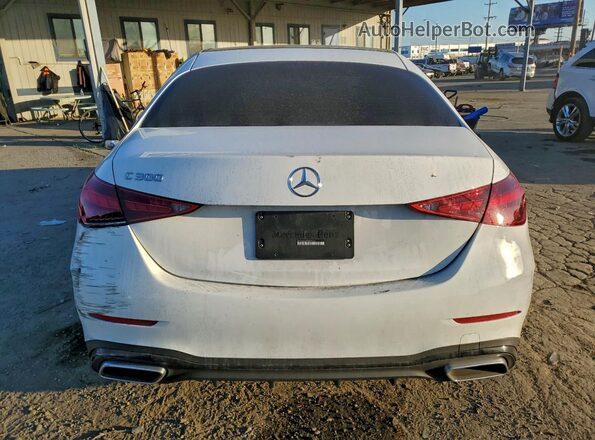 W1KAF4GBXPR072062 2023 MERCEDES-BENZ C White Vista trasera