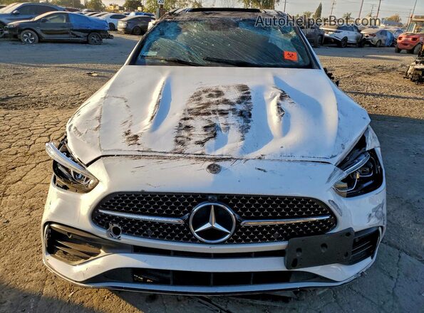 W1KAF4GBXPR072062 2023 MERCEDES-BENZ C White Vista frontal