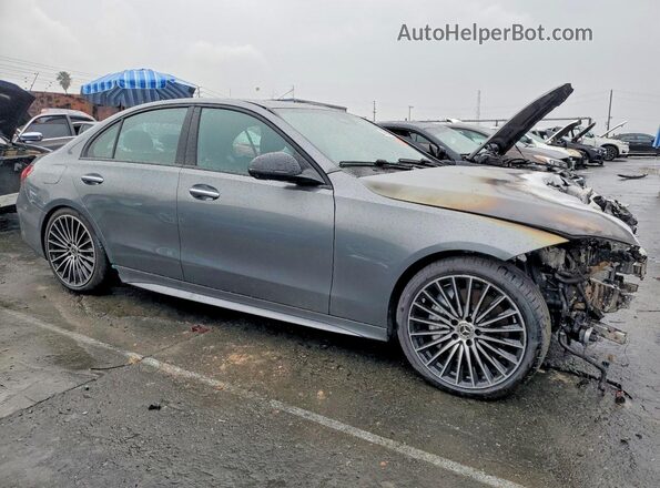 W1KAF4GBXSR281164 2025 MERCEDES-BENZ C Gray Передня права чверть