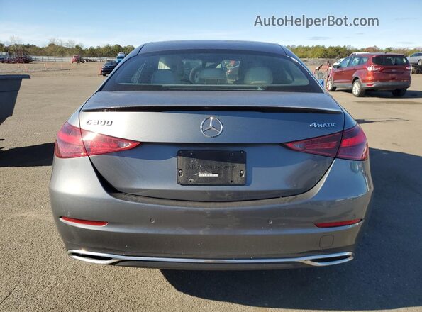 W1KAF4HB0RR155503 2024 MERCEDES-BENZ C Silver Հետևի տեսք
