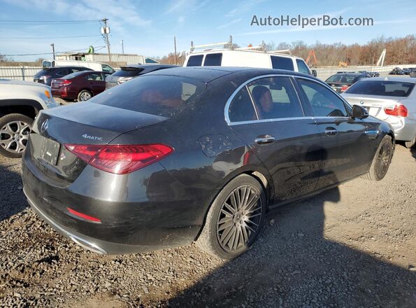 W1KAF4HB1NR051225 2022 MERCEDES-BENZ C Черный Задняя правая четверть