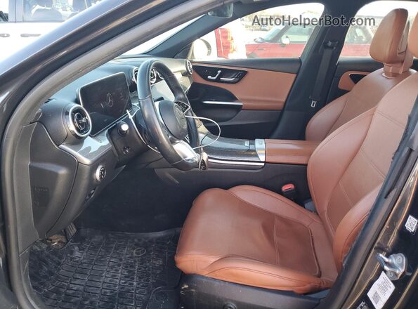 W1KAF4HB1NR051225 2022 MERCEDES-BENZ C Черный Вид салона спереди