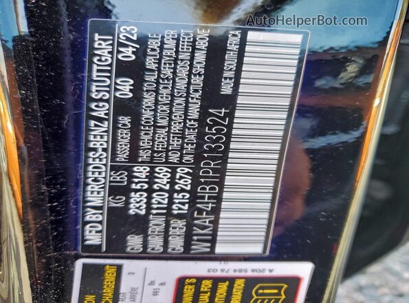 W1KAF4HB1PR133524 2023 MERCEDES-BENZ C Black 