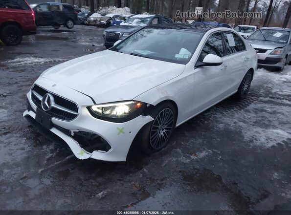 W1KAF4HB1PR148802 2023 MERCEDES-BENZ C-CLASS White Przód lewy