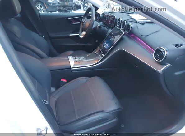 W1KAF4HB1PR148802 2023 MERCEDES-BENZ C-CLASS White Widok wnętrza z przodu