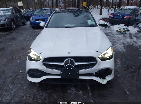 W1KAF4HB1PR148802 2023 MERCEDES-BENZ C-CLASS White Widok zestawu wskaźników