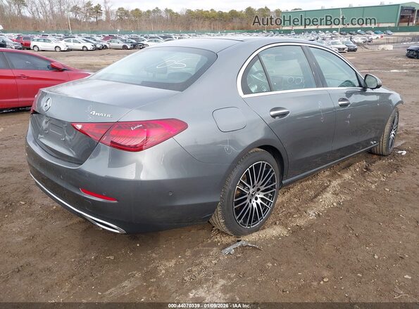W1KAF4HB3PR154293 2023 MERCEDES-BENZ C-CLASS Gray Rear right